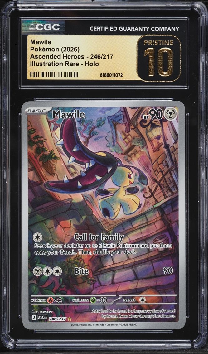 2026 #246 Mawile CGC 10 Pokemon Mega Evolution Ascended Heroes IR