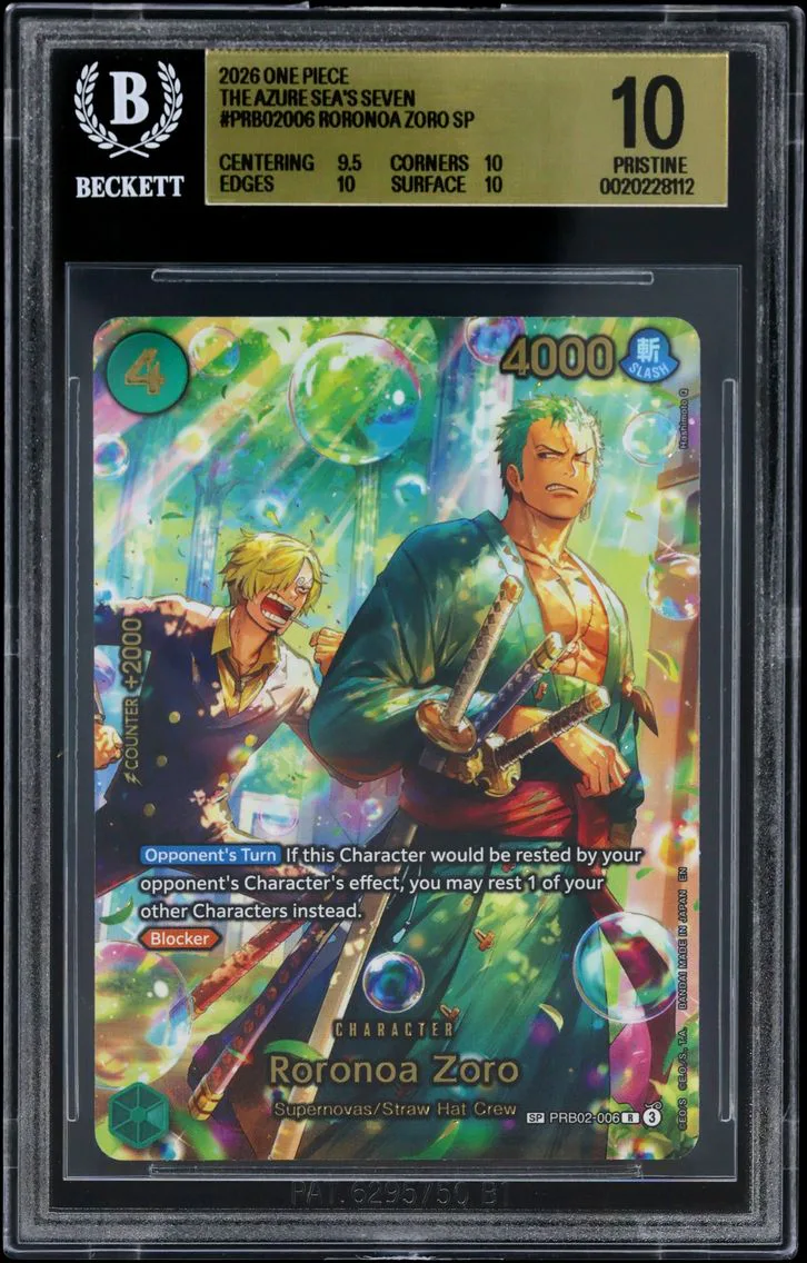 2026 #PRB02006 Roronoa Zoro SP B
