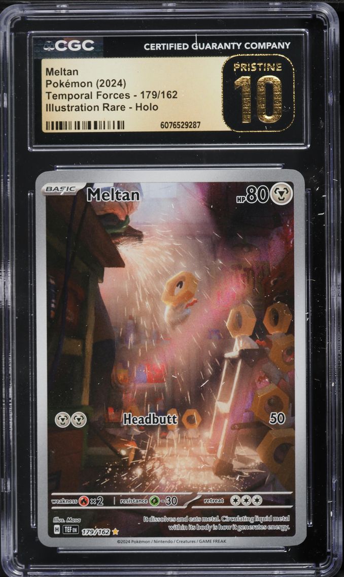 2024 #179 Meltan CGC 10 Pristine Tef EN-Temporal Forces Pokemon