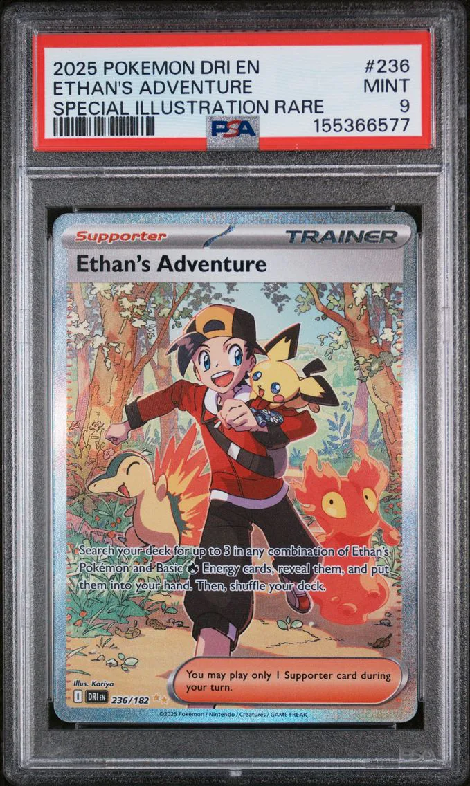 2025 #236 Ethan's Adventure PSA 9 Dri EN-Destined Rivals