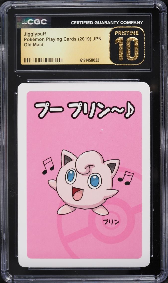 2019 Pokemon Japanese Playing Cards Old Maid Jigglypuff CGC 10 PRISTINE
