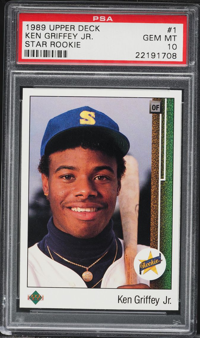 1989 #1 Ken Griffey Jr PSA 10 Up