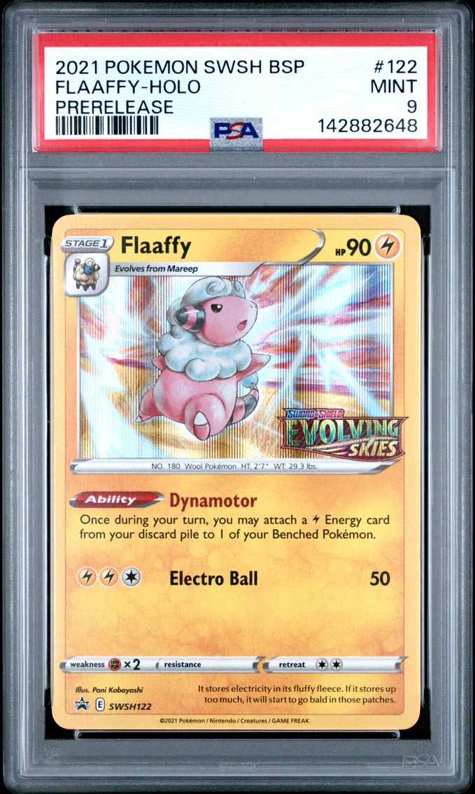 2021 #122 Flaaffy-Holo PSA 9 Swsh Black Star Promo Pokemon