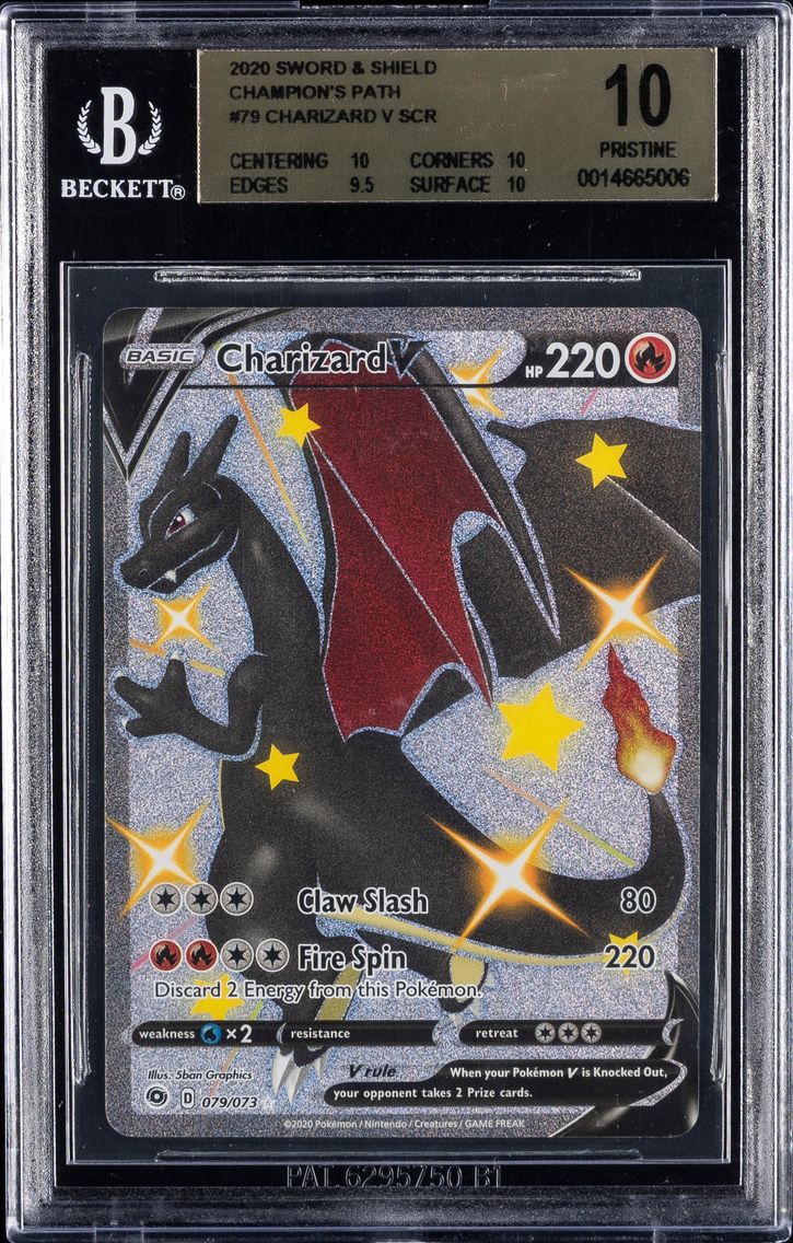 2020 #79 Charizard V BGS 10 Champion's Path