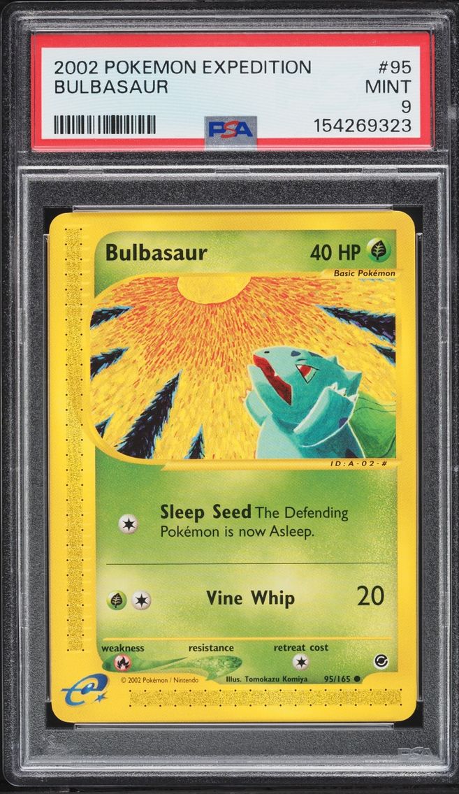 2002 Pokemon Expedition Bulbasaur #95 PSA 9 MINT