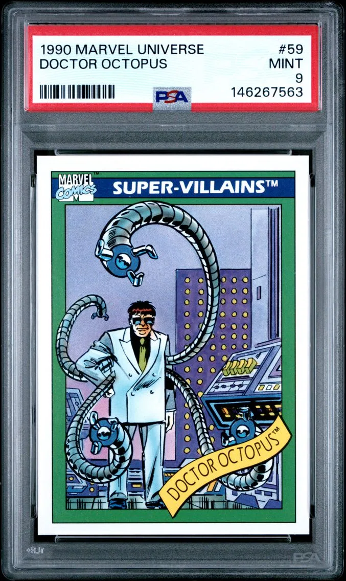 1990 #59 Doctor Octopus PSA 9 Marvel Universe