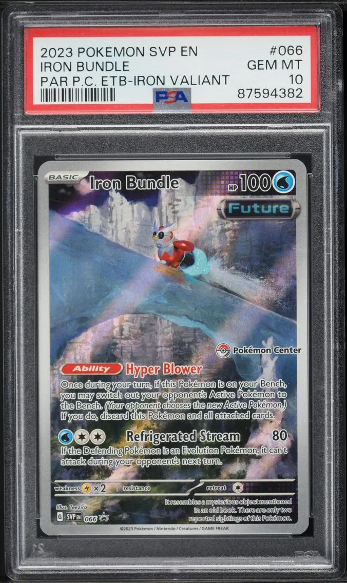 2023 #066 Iron Bundle PSA 10 Svp EN-SV Black Star Promo Pokemon