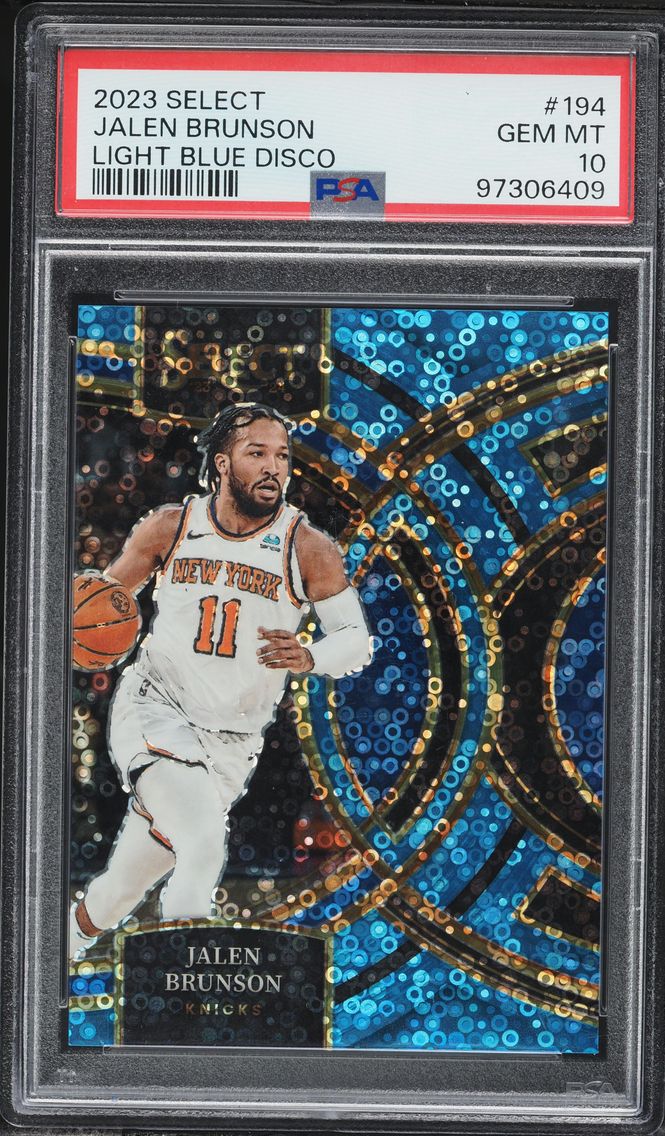 2023 #194 Jalen Brunson PSA 10 Panini Select Basketball