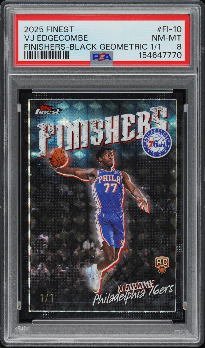 2025 #FI-10 VJ Edgecombe PSA 8 T