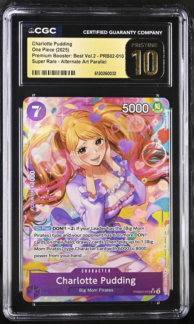 2025 #PRB02-010 Charlotte Pudding CGC 10 Pristine Premium Booster: The Best Vol.2 (PRB-02) - English