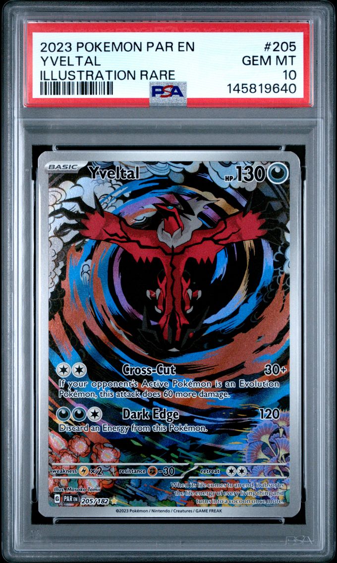2023 #205 Yveltal PSA 10 Par EN-Paradox Rift Pokemon