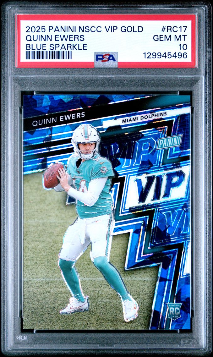 2025 #RC17 Quinn Ewers PSA 10 Panini National Sports Collectors Convention VIP Gold