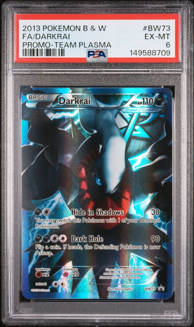 2013 #BW73 Full Art/Darkrai PSA 6 Black & White Promo