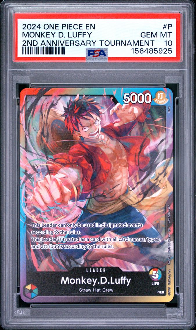 2024 #P Monkey D. Luffy PSA 10 One Piece Promos
