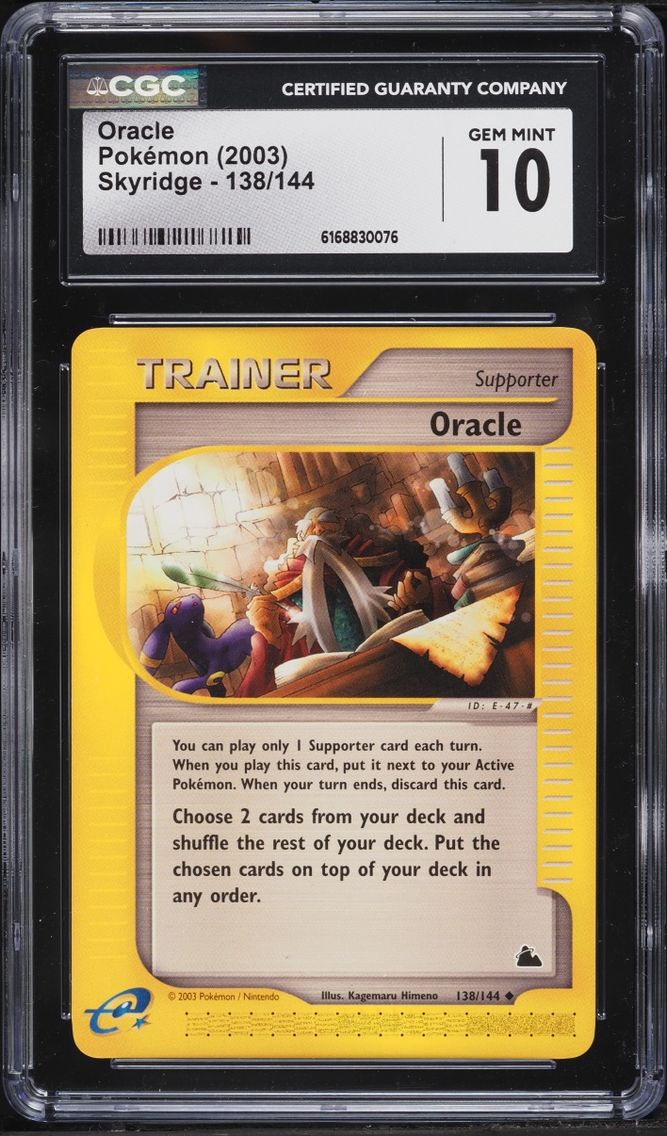 2003 Pokemon Skyridge Oracle #138 CGC 10 GEM MINT
