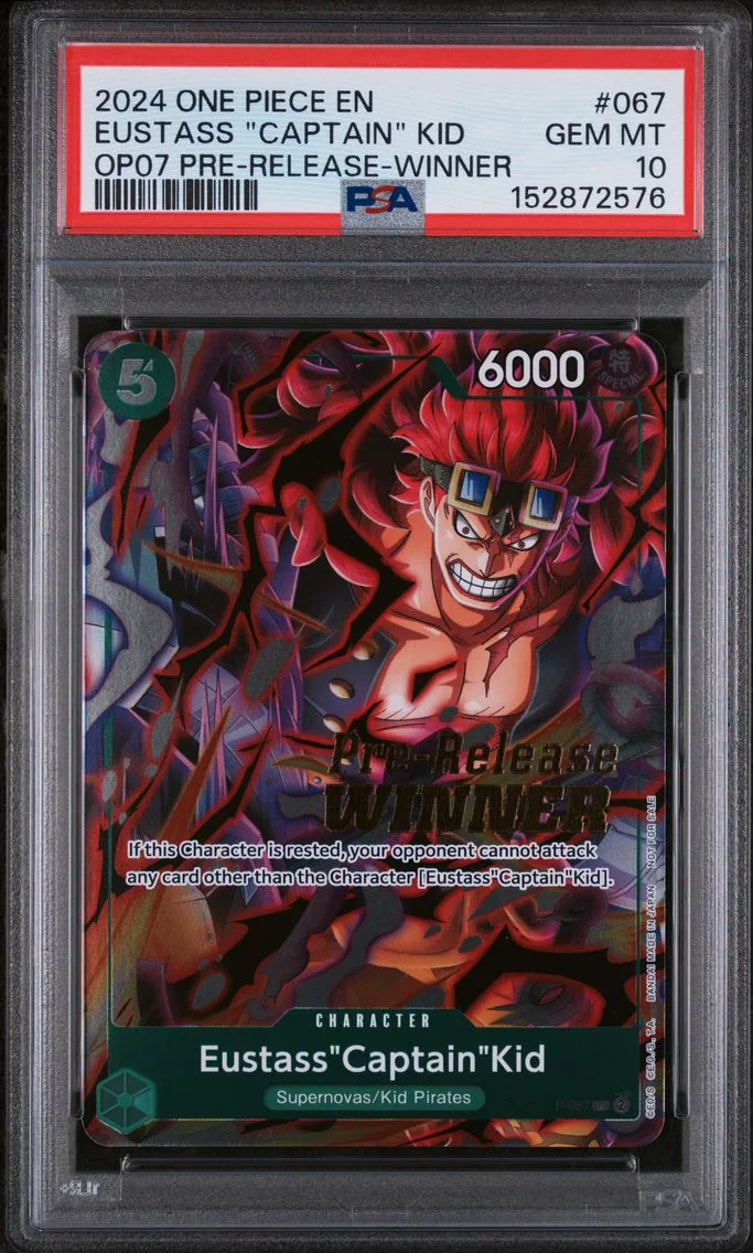 2024 #067 Eustass "Captain" Kid PSA 10 One Piece Promos