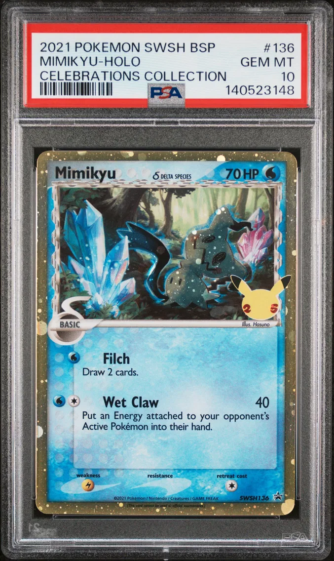 2021 #136 Mimikyu-Holo PSA 10 Sw