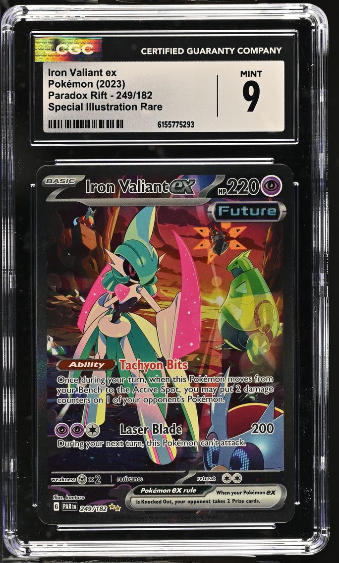 2023 #249 Iron Valiant ex CGC 9 Paradox Rift - PAR EN - English