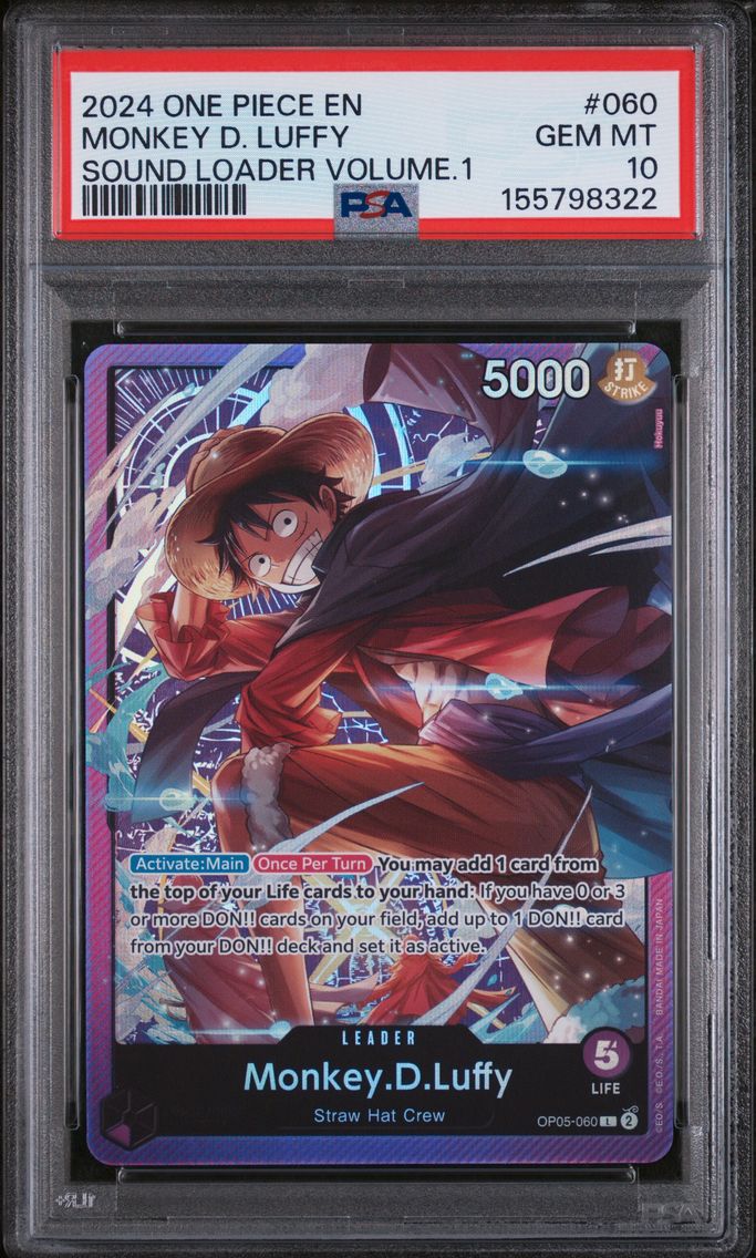 2024 #060 Monkey D. Luffy PSA 10 One Piece Promos