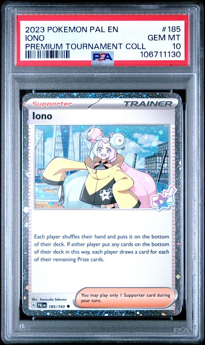 2023 #185 Iono PSA 10 Pal EN-Paldea Evolved Pokemon