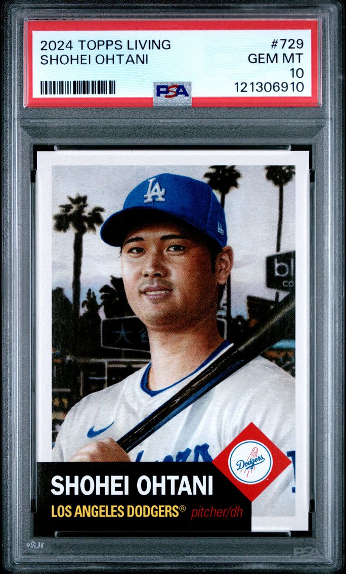 2024 #729 Shohei Ohtani PSA 10 Topps Living