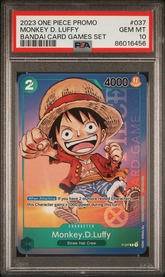 2023 #037 Monkey D. Luffy PSA 10 One Piece Promos