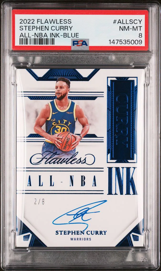 2022 #ALLSCY Stephen Curry PSA 8