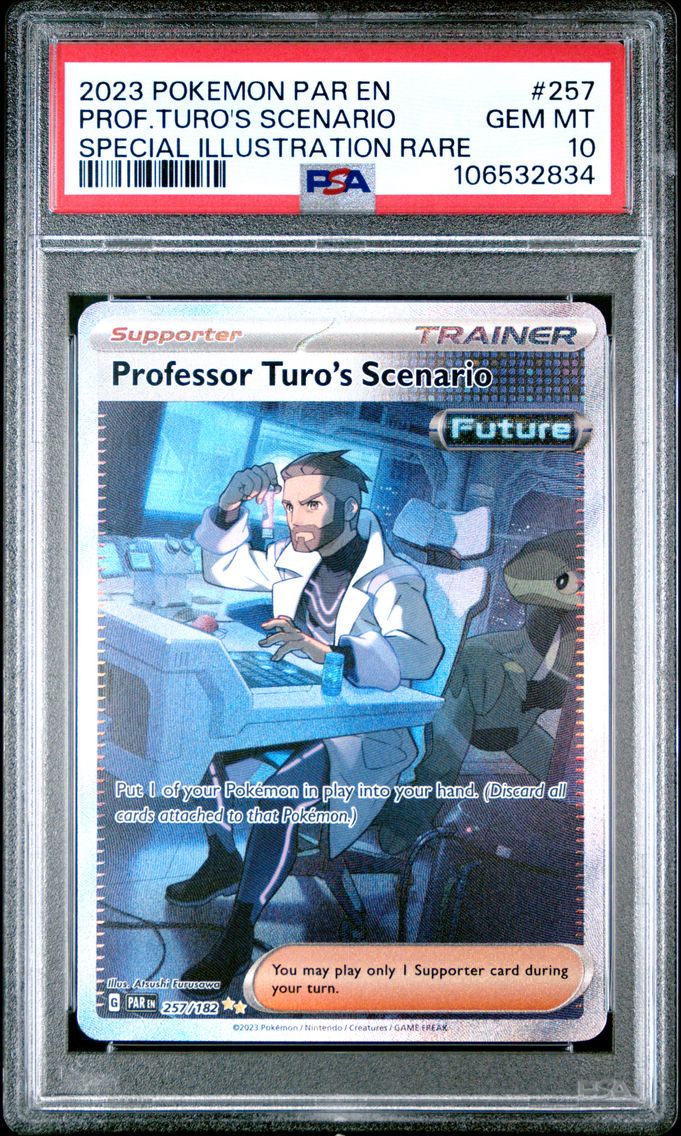 2023 #257 Professor Turo's Scenario PSA 10 Par EN-Paradox Rift Pokemon