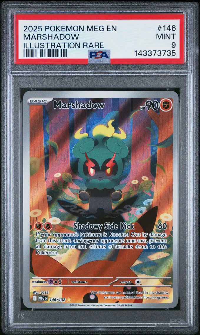 2025 #146 Marshadow PSA 9 Meg EN-Mega Evolution