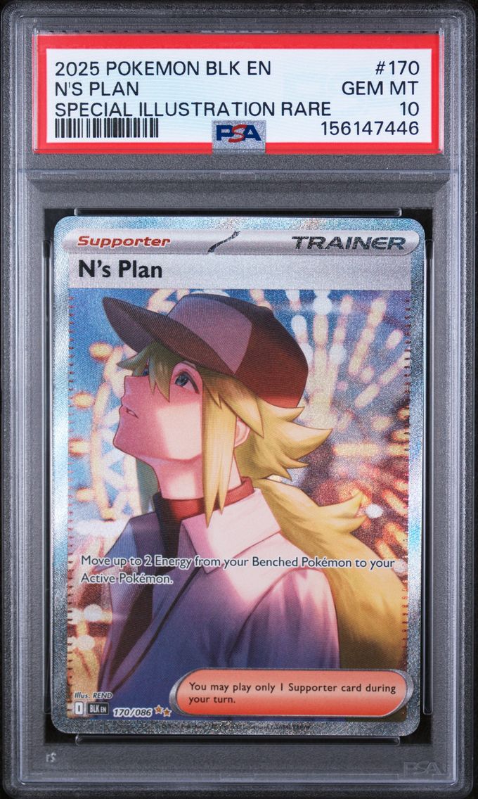 2025 #170 N's Plan PSA 10 Blk EN-Black Bolt