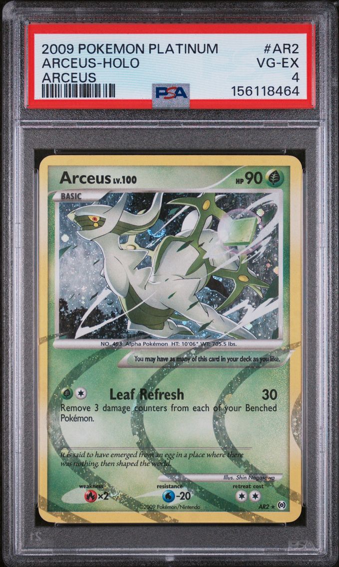 2009 #AR2 Arceus-Holo PSA 4 Platinum Arceus
