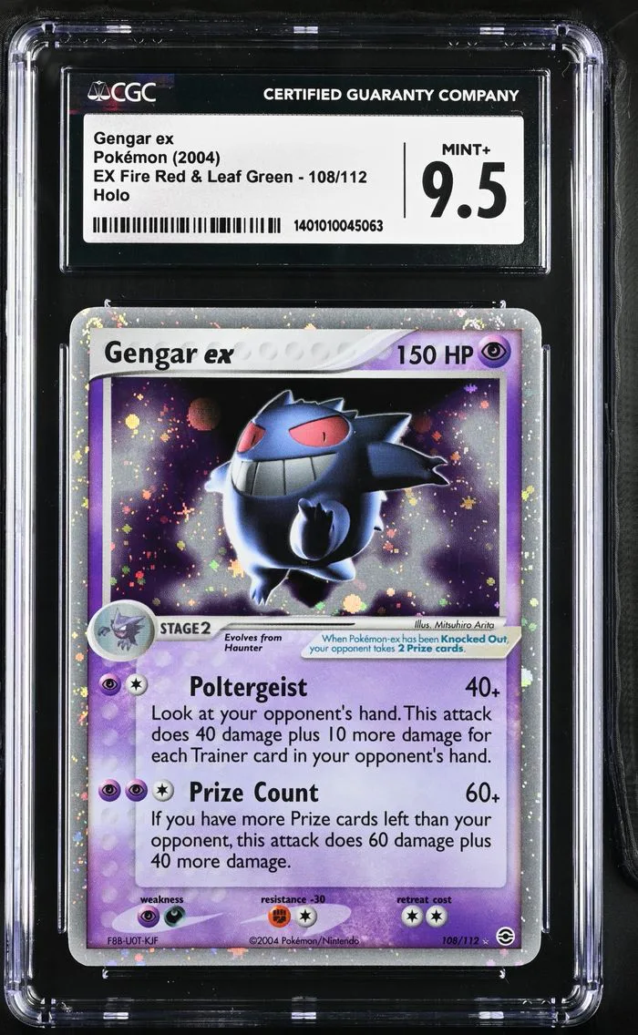 2004 #108 Gengar ex CGC 9.5 EX Fire Red & Leaf Green - English