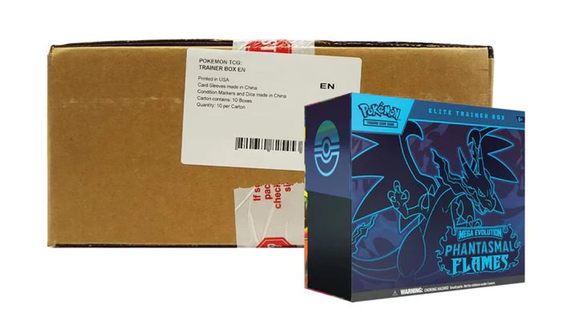 ME02 Phantasmal Flames Elite Trainer Box Case (10 ETB)