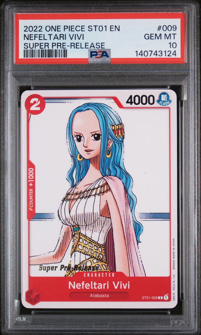 2022 #009 Nefeltari Vivi PSA 10 One Piece Starter Deck ST01-Straw Hat Crew