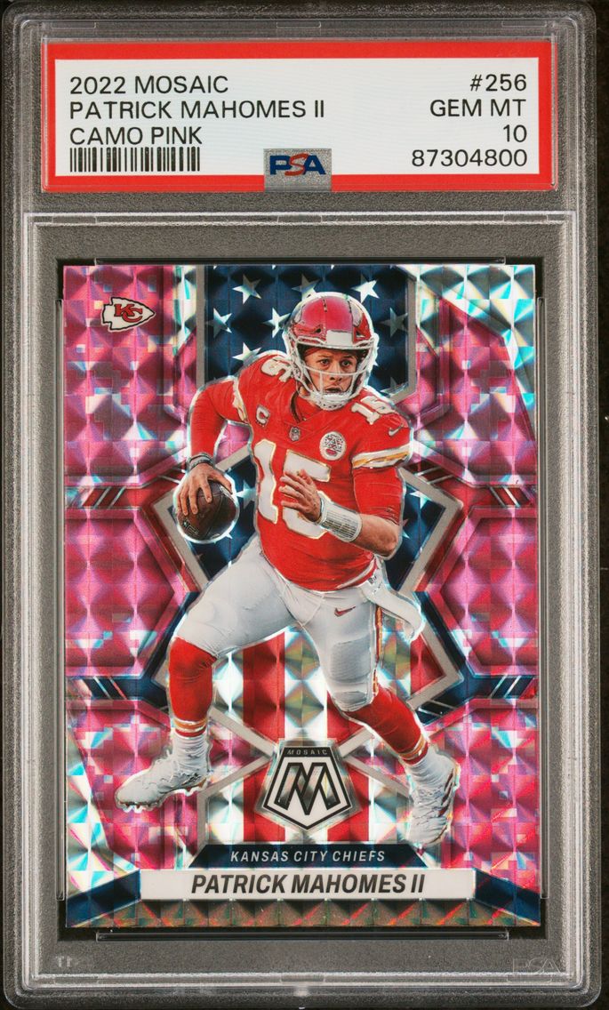 2022 #256 Patrick Mahomes II PSA 10 Panini Mosaic