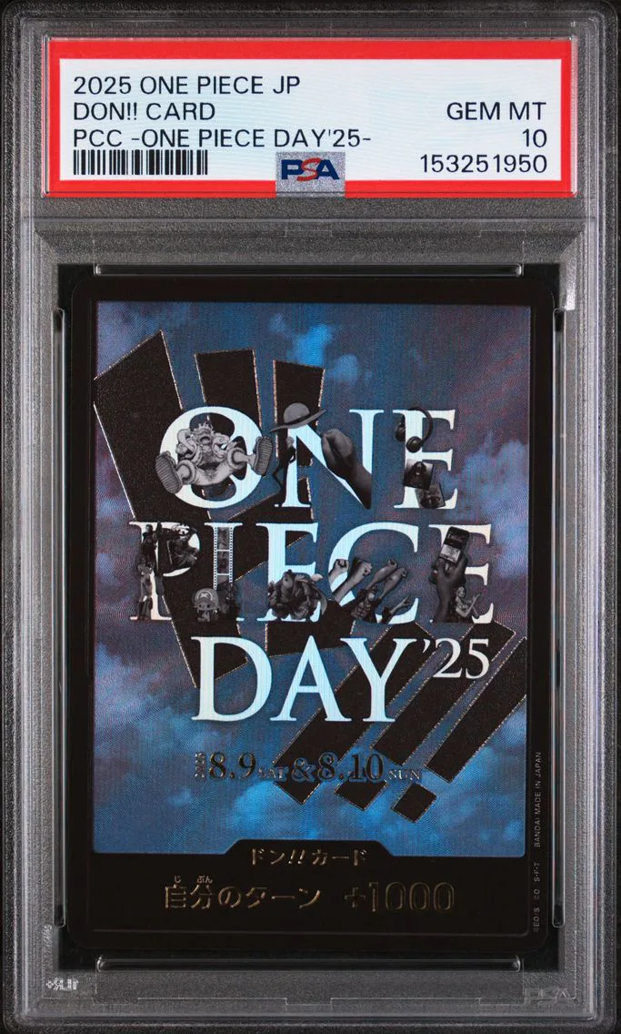 2025 #NA Don!! Card PSA 10 One Piece Japanese Premium Card Collection -One Piece Day'25-