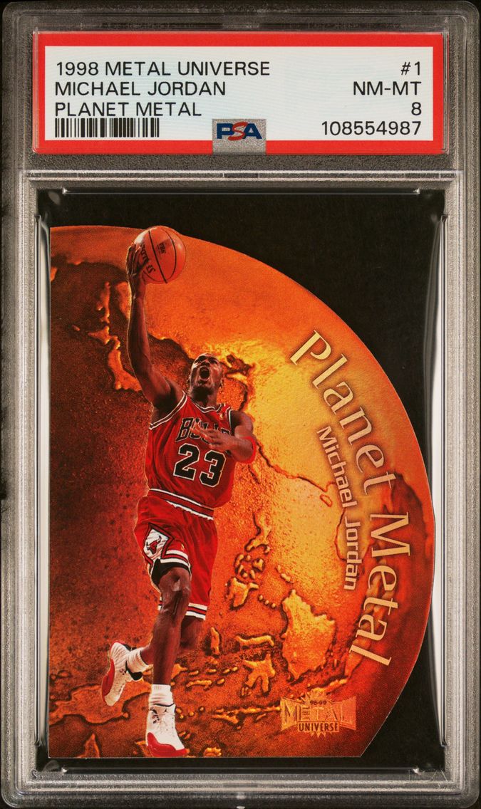 1998 #1 Michael Jordan PSA 8 Met