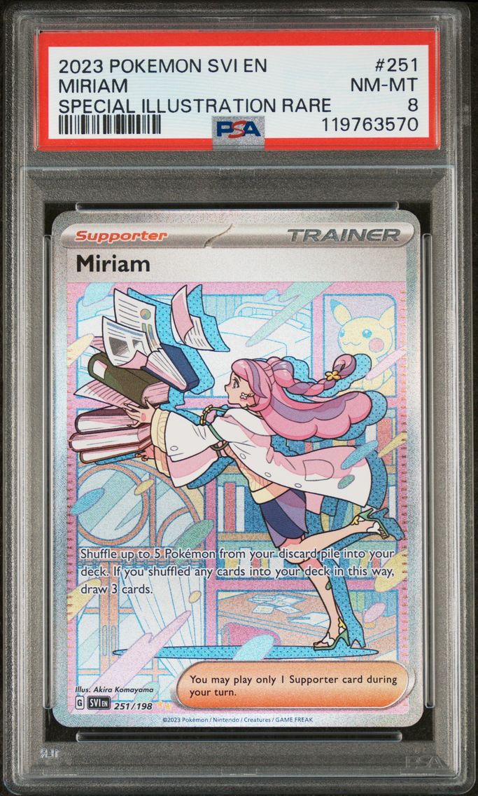 2023 #251 Miriam PSA 8 Svi EN-Scarlet & Violet