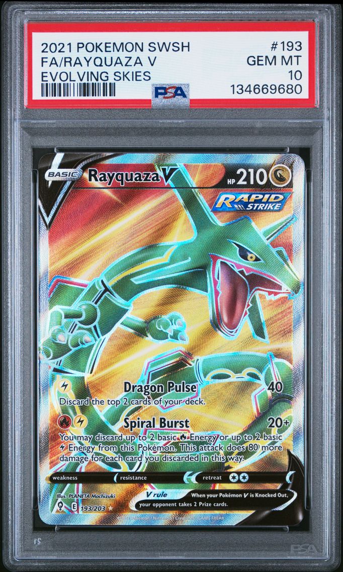 2021 #193 Full Art/Rayquaza V PS