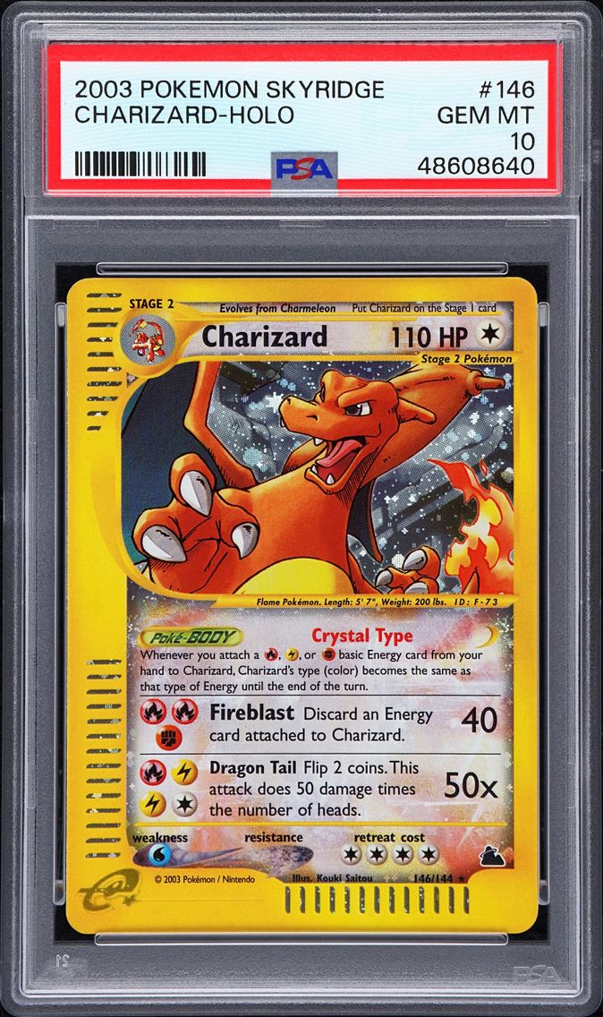 2003 #146 Charizard-Holo PSA 10 Skyridge