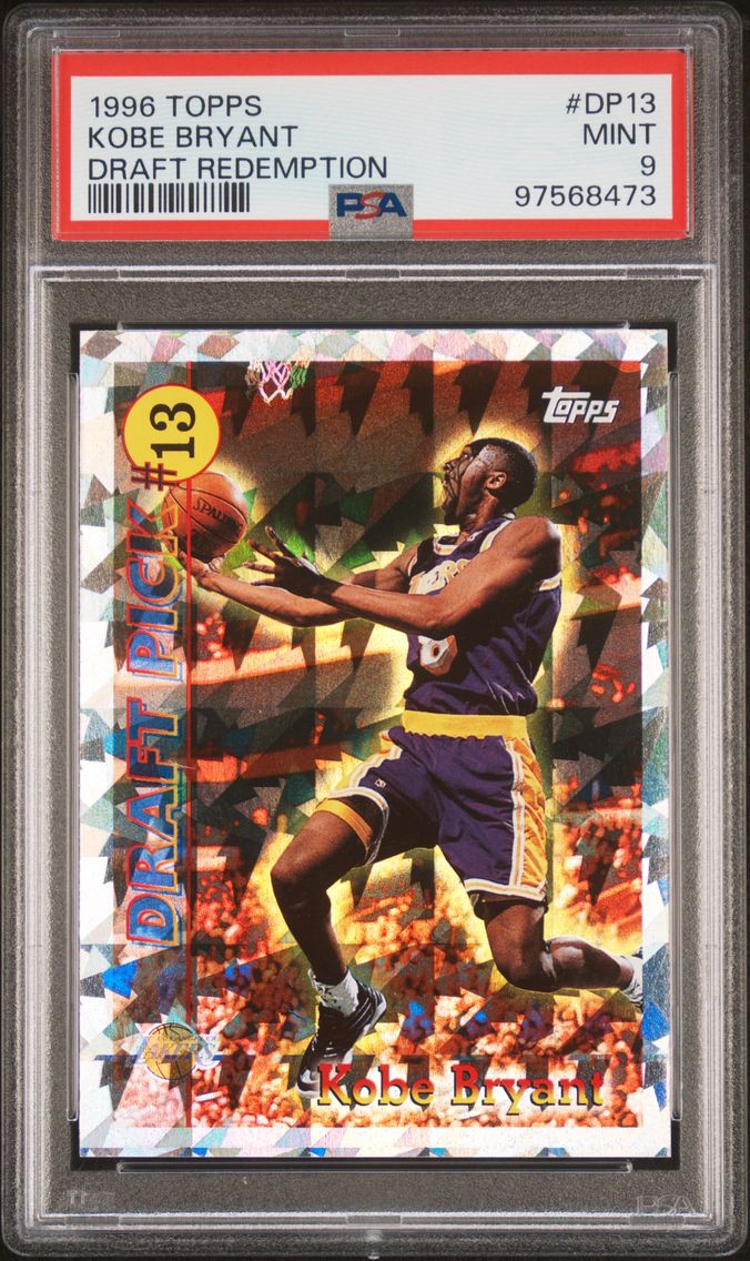 1996 #DP13 Kobe Bryant PSA 9 Top