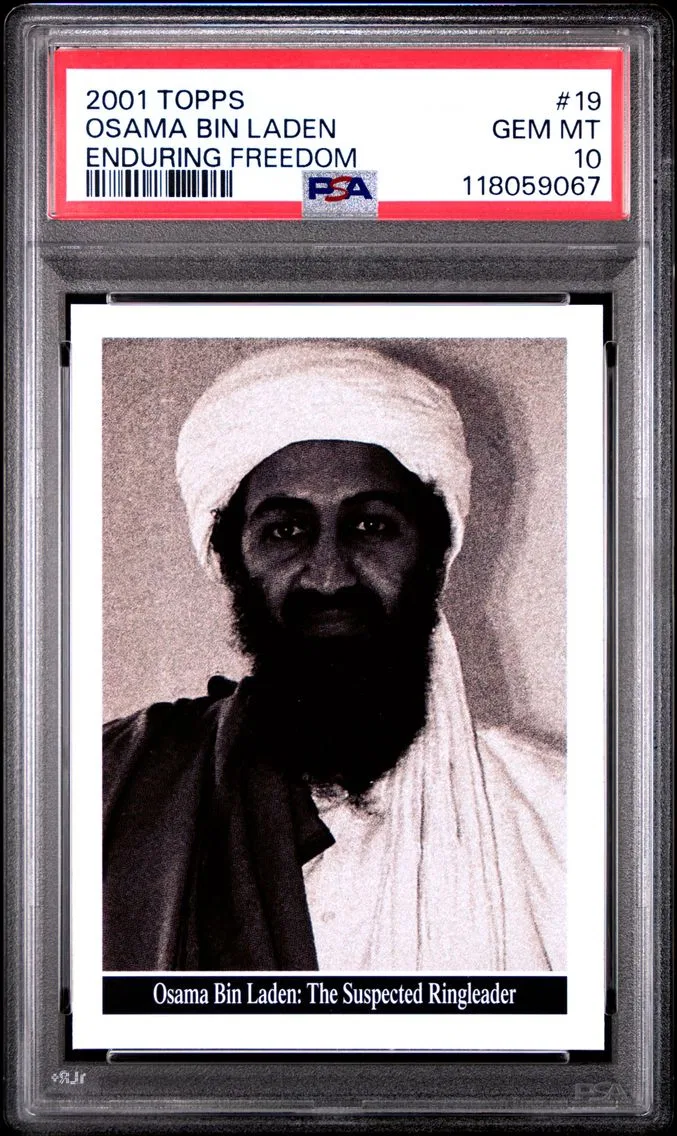 2001 #19 OSAMA BIN LADEN PSA 10 ENDURING FREEDOM