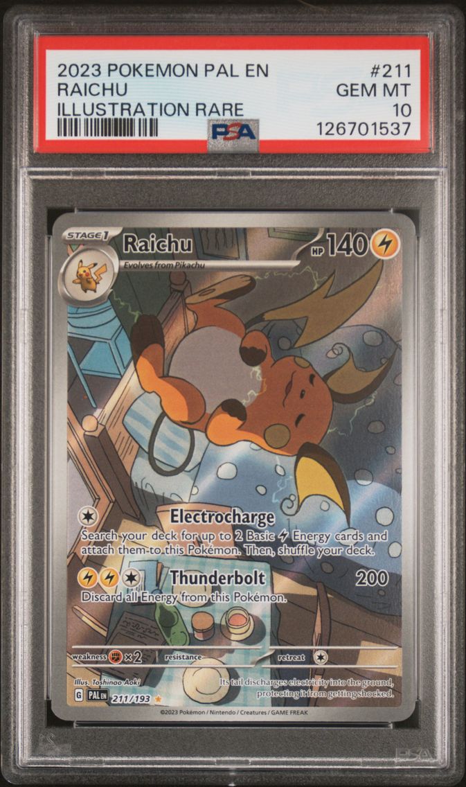 2023 #211 Raichu PSA 10 Pal EN-Paldea Evolved Pokemon
