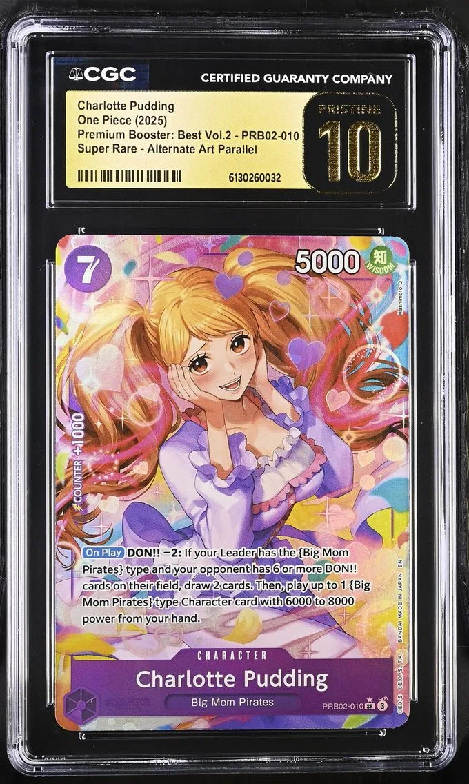 2025 #PRB02-010 Charlotte Pudding CGC 10 Pristine Premium Booster: The Best Vol.2 (PRB-02) - English