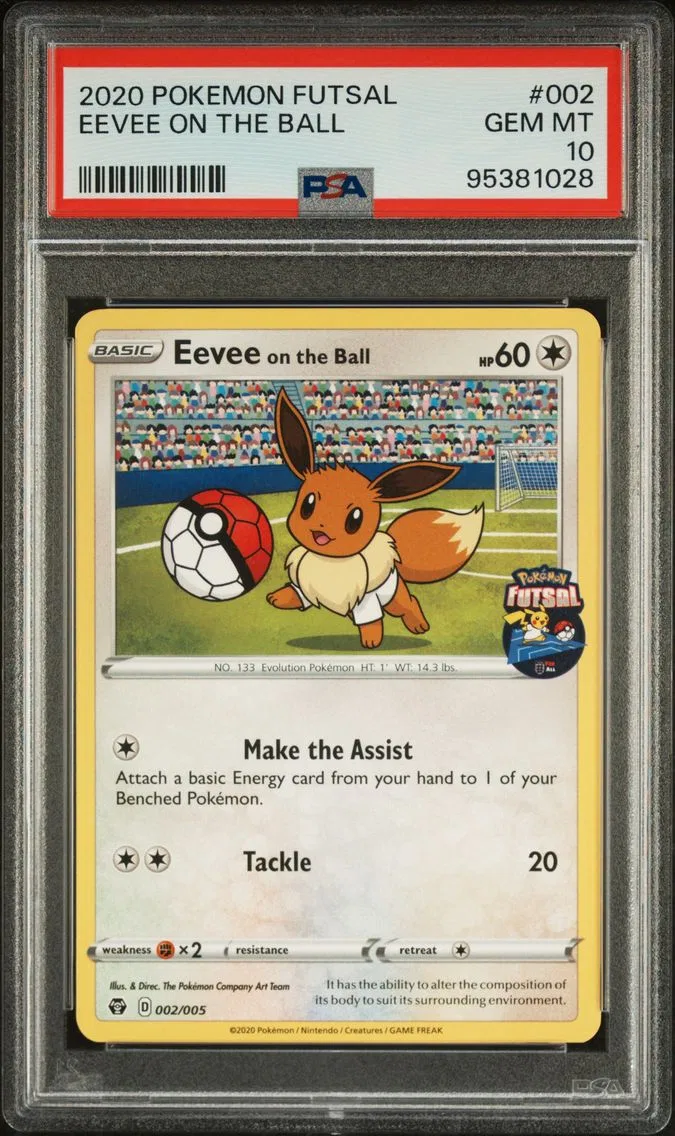 2020 #002 Eevee on the Ball PSA 10 Futsal