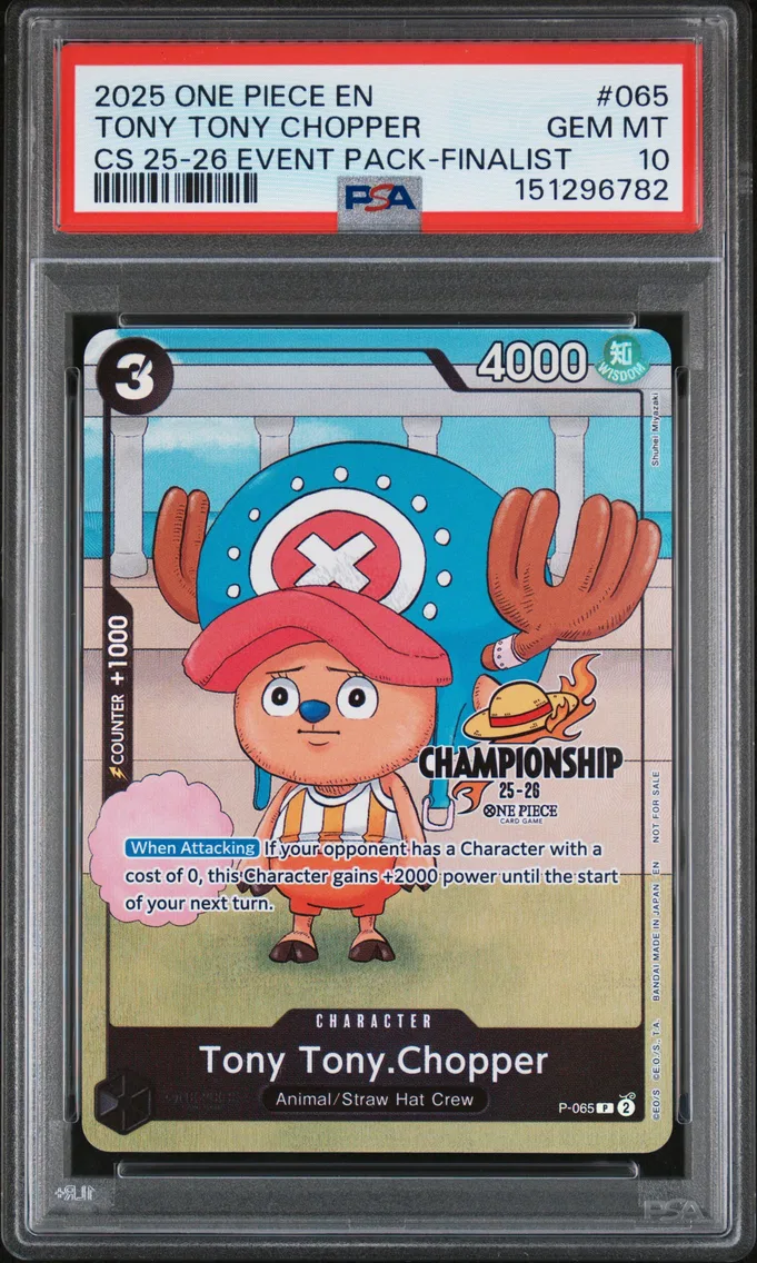 2025 #065 Tony Tony Chopper PSA