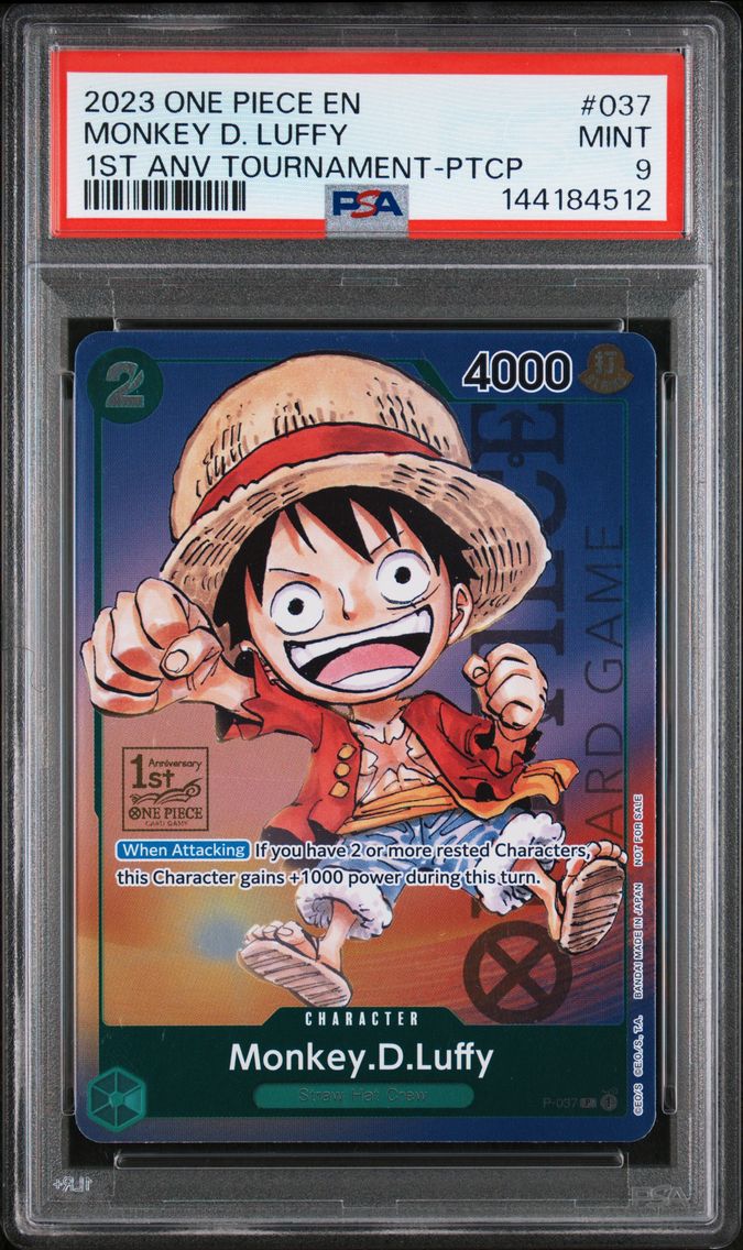 2023 #037 Monkey D. Luffy PSA 9 One Piece Promos