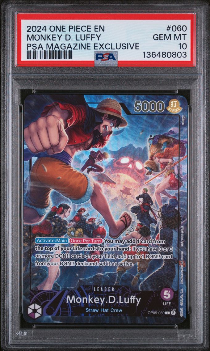 2024 #060 Monkey D. Luffy PSA 10 One Piece Promos