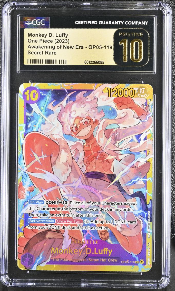 2023 #OP05-119 Monkey D. Luffy CGC 10 Pristine Awakening of the New Era (OP05) - English