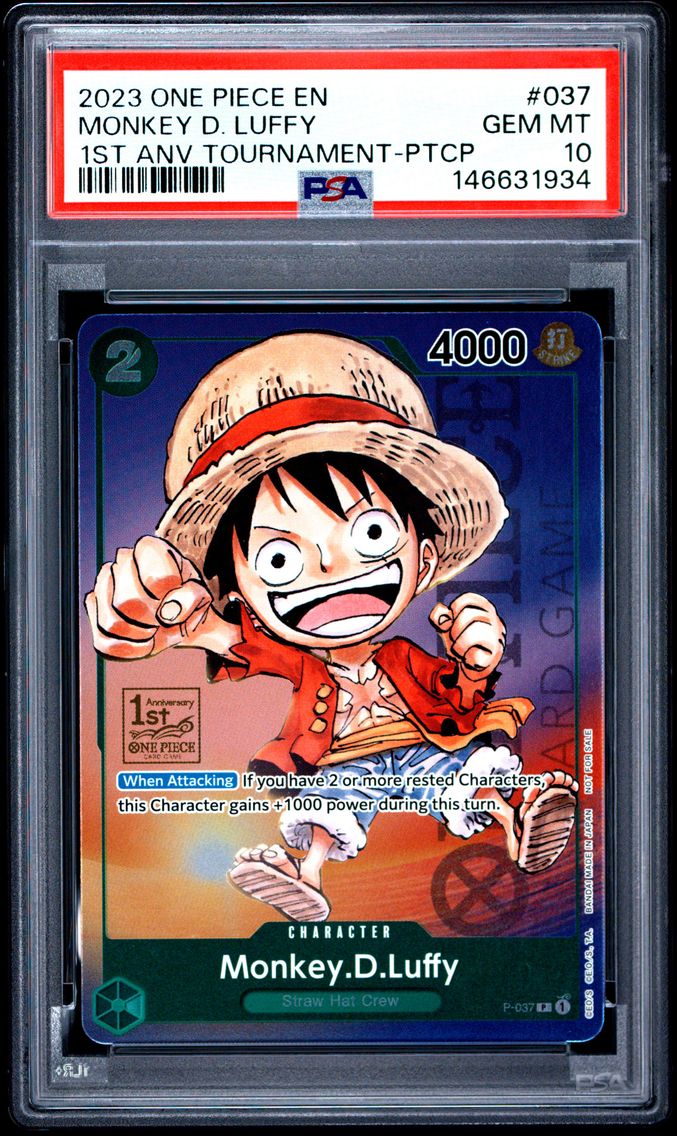 2023 #037 Monkey D. Luffy PSA 10 One Piece Promos